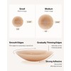 Ubras - Fundas para pezones para mujer, reutilizable, transpirable, invisible,