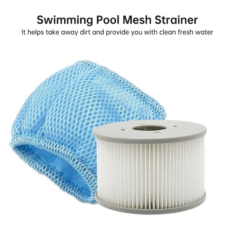 FFyan 2 x Protective Mesh Cover Strainer Pool Bubble Spa