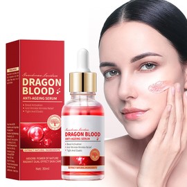 Tkekruh Ganoderma Dragons Blood Anti Wrinkle Serum 30 ml, Firm Anti Wrinkle Serum, Repair Soothing Reduction Fine Lines and Wrinkles, for Hydration and Firming the Skin to Reduce Fine Lines