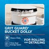 GRIT GUARD Bucket Dolly with Wheels - Rolling Detailing Wash