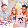 18th Birthday Gift Bag 12.6× 4.3× 10.6 Inches Large Birthday
