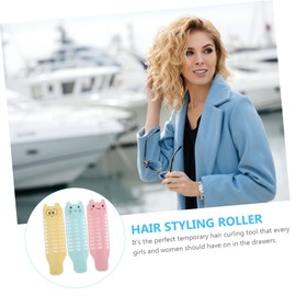 FOMIYES 6pcs Hair Rollers Lightweight Curlers for Easy Wavy Hairstyles Styling Tools for All Hair Types for Home Use