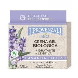 I Provenzali Organic Gel Cream Moisturising and Soothing Lavender Ligure with Helichrysum Extract 50ml
