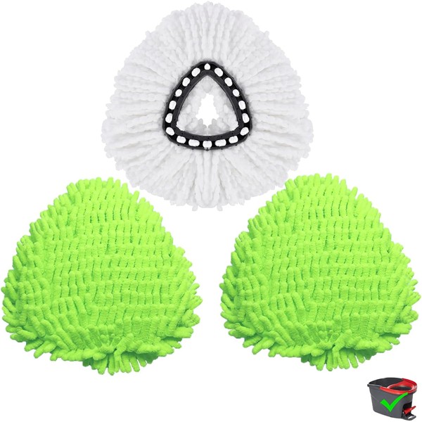 3 Pack Mop Replacment Heads for O-Ceda Mop Replace Head