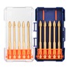 HPHOPE Upgraded 5/16" Four-Flute Eccentric Drill Bit Set 10Pcs, New