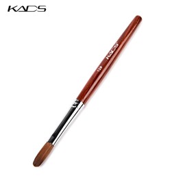 KADS Kolinsky Sable Acrylic Nail Art Brush Red Wood Pen Nail Brush for Nail Art Manicure Tool (12#)
