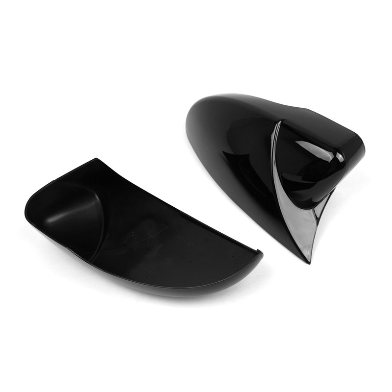 2pcs Side Mirror Cover Door Wing Mirror Cover Cap Replacement