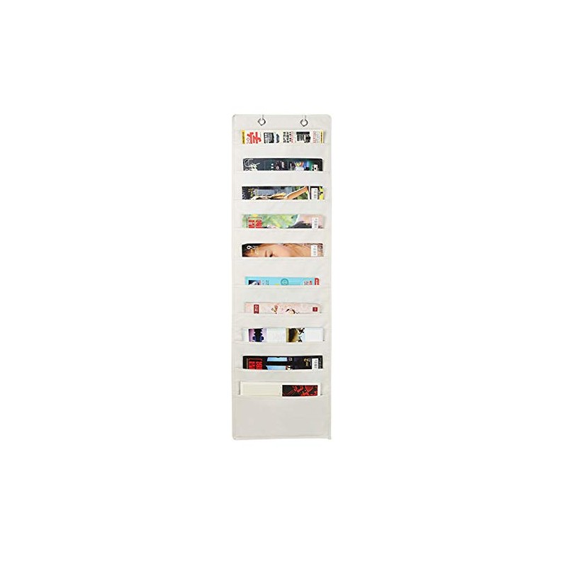 La dream Document Storage, Wall Pocket, 10 Pockets, A4 Fabric,