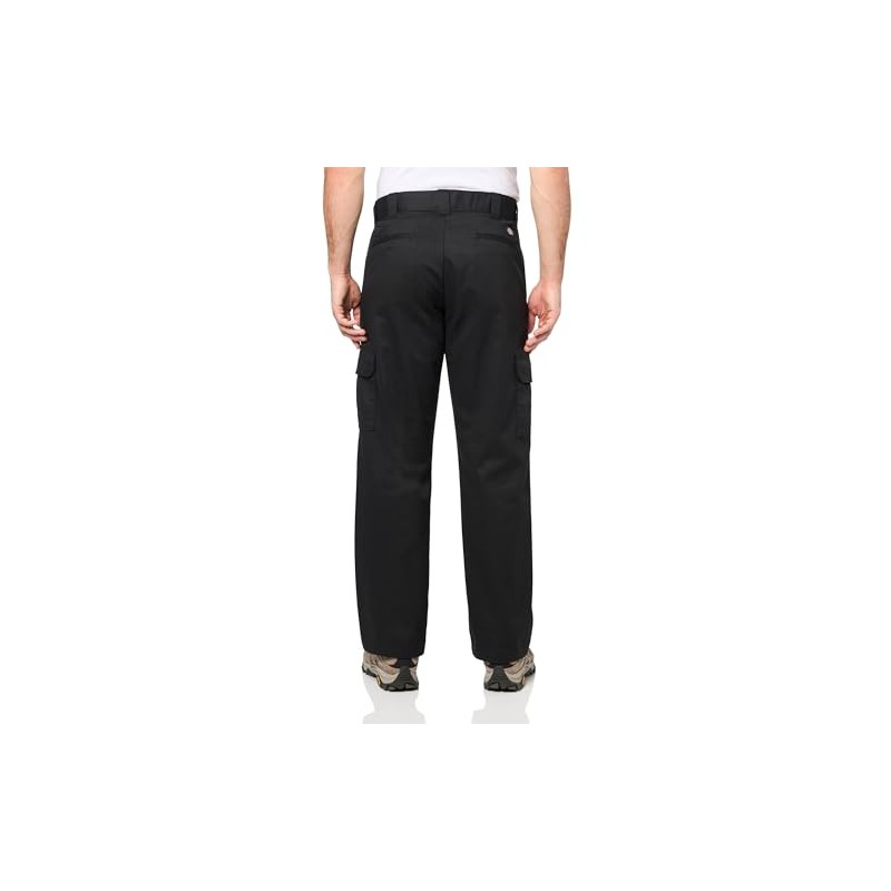 Dickies Men's Relaxed Fit Cargo Work Pants, Black