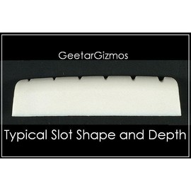 GeetarGizmos FREE SHIPPING GeetarGizmos 1 11/16" SLOTTED BONE NUT for Yamaha Guitars