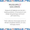 Museums & Galleries Hardcover Lined Journal - Red Floral Design