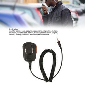 Walkie Talkie Handheld Speaker Mic for ICOM IC M33 IC M35 M33 M25 2 Way Radio, Waterproof Walkie Talkie Speaker Microphone