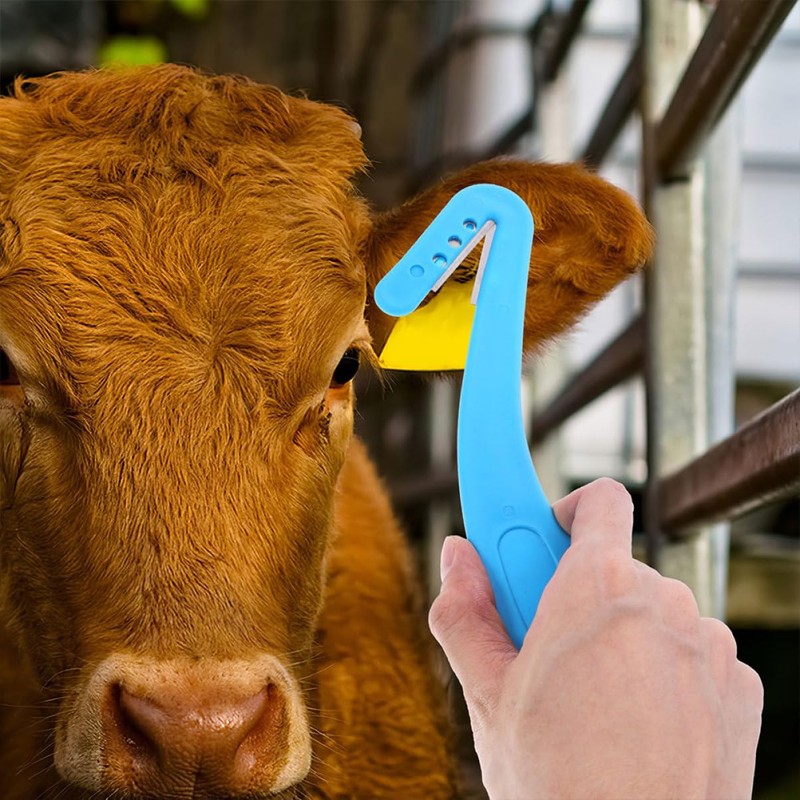 Kisangel 5sets Heavy Duty Ear Tag Remover Tool Livestock Tag