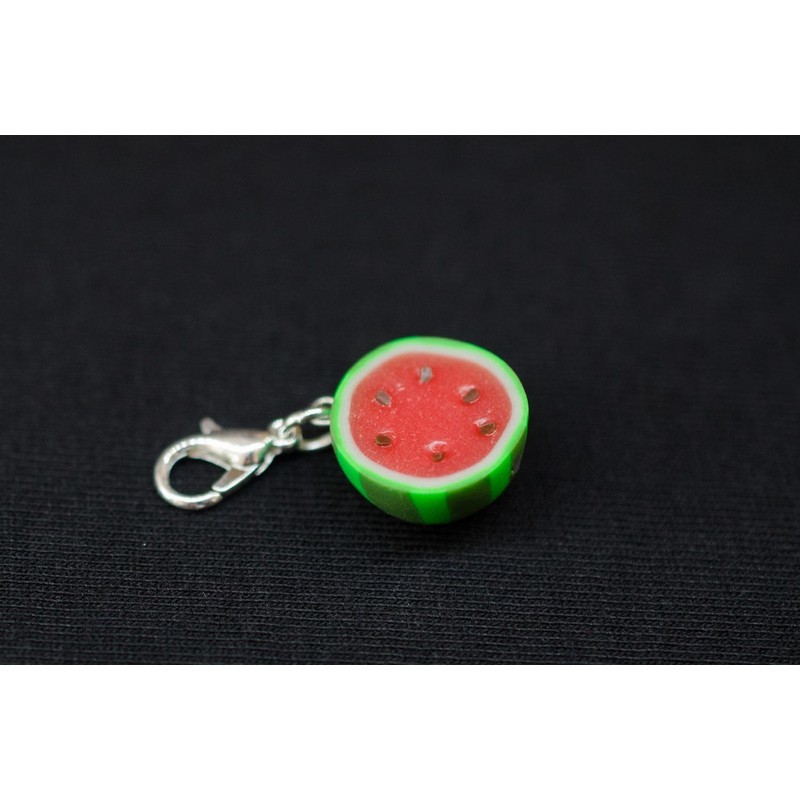 Miniblings Charm Melon Watermelon Fruit Half