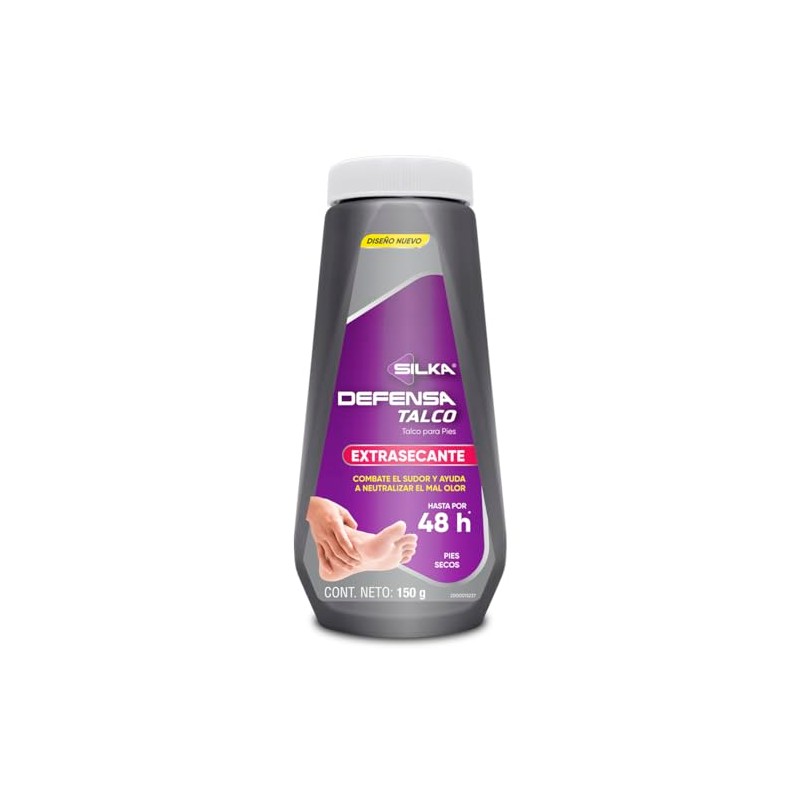 2 Pack SILKAMEDIC. Gel antimicótico de 15g Talco Extrasecante 150g.