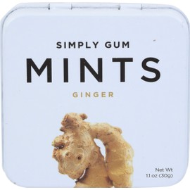 SIMPLY GUM Ginger Mints, 1.1 OZ