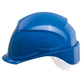 Uvex Airwing B-S Protective Helmet - Ventilated Work Helmet for Construction Site - Blue