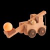 PoppyBabyCo Handcrafted Wooden Catapult Sling Shot Toy