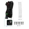 Spec-D Tuning Clear Lens Fog Lights +H16 Bulbs+Switch+Wiring Included Compatible