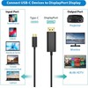 Tek Styz USB-C to (DP) DisplayPort 8K Kit Compatible with