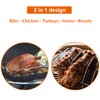 DOLAMOTY Rib Racks for Big Green Egg, Turkey Roasting Rack