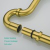 SEABEFORE Brass P Trap U-Shape 1 1/4 inch Sink Drain