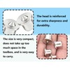 KAPSING Pack of 16 Dowel Centring Point, Wooden Dowel Set,