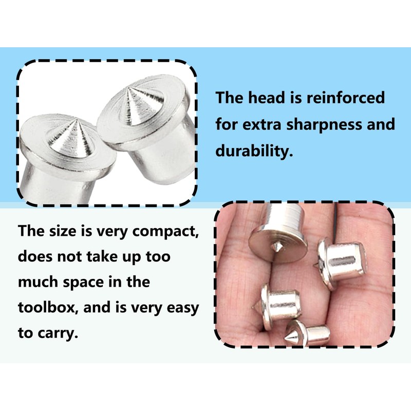 KAPSING Pack of 16 Dowel Centring Point, Wooden Dowel Set,