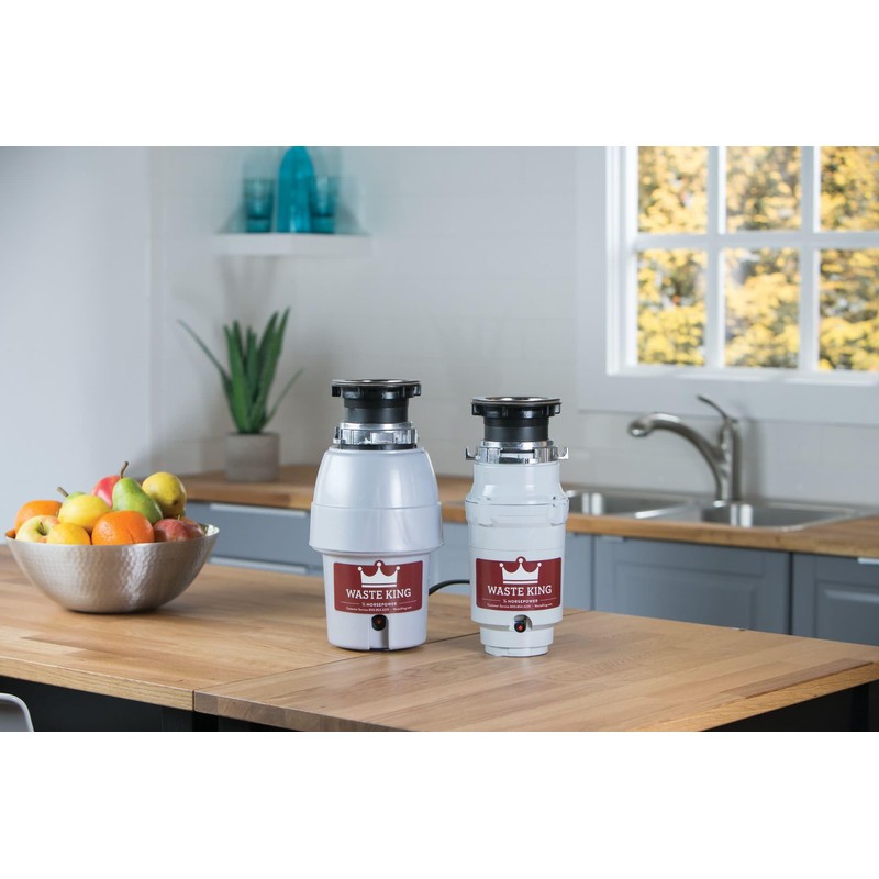 Waste King Legend Series Continuous Feed Garbage Disposal for Kitchen