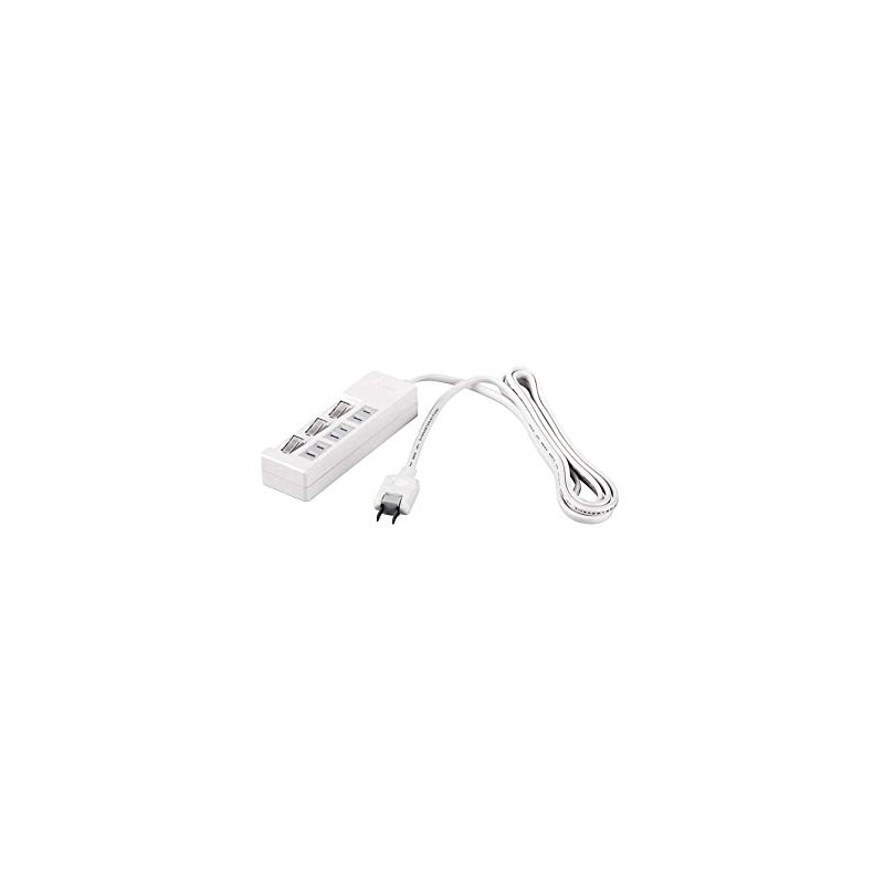 Buffalo BUFFALO BSTAPSW2310WH 2-Pin Power Strip 3-Outlet Individual Switch 3.3