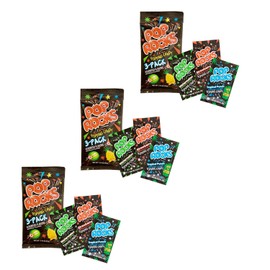 Pop Rocks Popping Candy 3-Pack - Watermelon, Strawberry, Tropical Punch