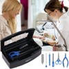 Gusnilo nail art tools sterilizer box for nail tools, tweezers,