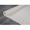 Beverly Rug Micro Loop Area Rug White 6x9 Modern Luxury