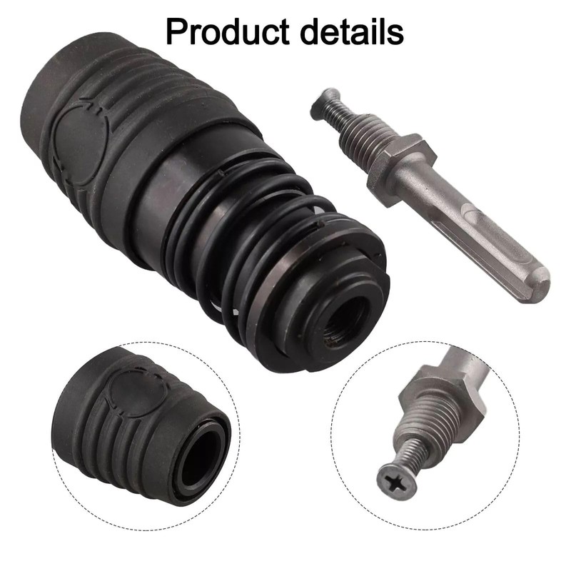 SQLJYU SDS Plus Max Chisel Adapter Set, SDS Chuck Adapter,