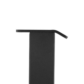 Senmit Stainless Steel Square Fence Post for Deck Cable Railing System, Flat Top Down to Stair Post 36"x2"x2" Pre-Drilled, Matte Black