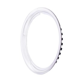United Pacific A6138 Stainless Steel 15-inch Smooth Beauty Trim Ring, Highly Polished, Smooth Style, Beauty Rim Trim - ONE Set (Pack of 4 Trim Rims)