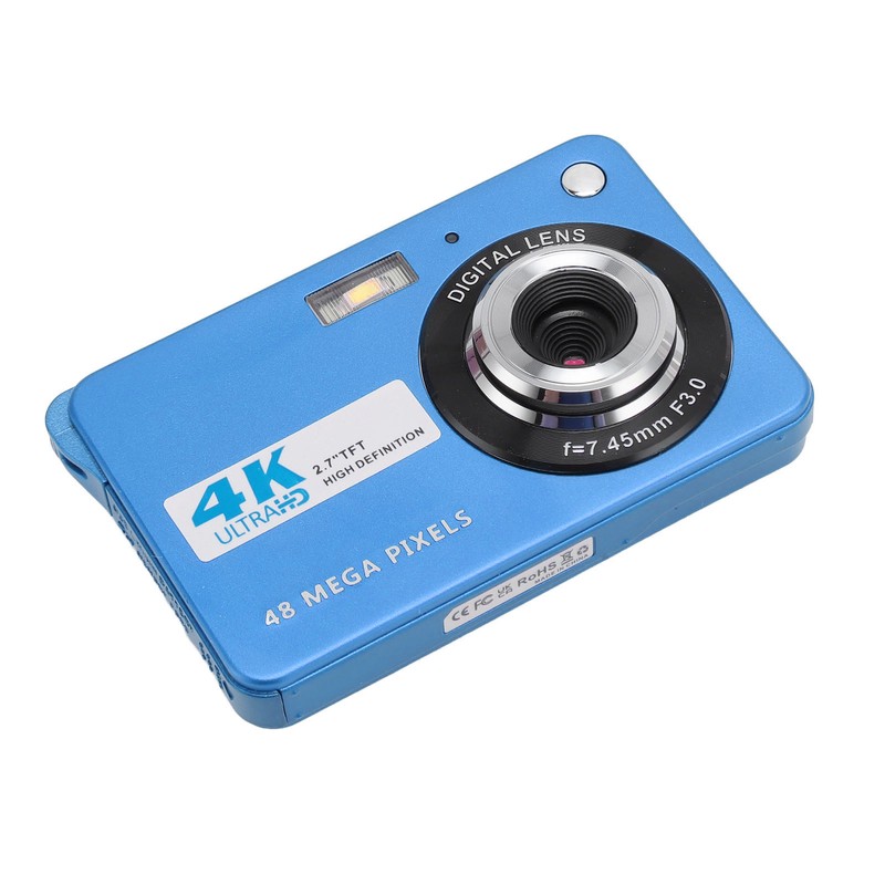 4K Digital Camera 48MP HD 2.7 Inch Screen 8X Zoom
