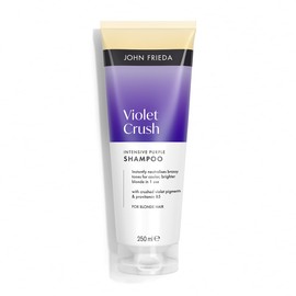 John Frieda Violet Crush Intensive Purple Shampoo 250ml. Blonde Hair Toning Care for Brassy Hair and Soft Shine