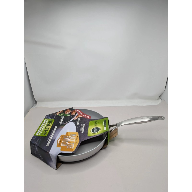 GreenPan Venice Pro Tri-Ply Stainless Steel Ceramic Nonstick 11" Frying