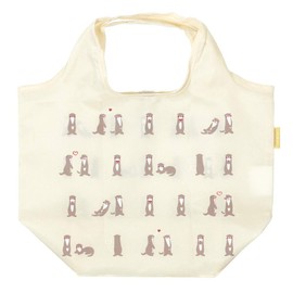 Hamamonyo Eco Tote Small Love Otter Off, white (off-white)