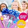 60set Cheer Pins Include 60 Pcs Clothes Pins Wooden,30 Mini