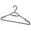 Whitmor Slim Sure-Grip Hangers with Swivel Hook - White and