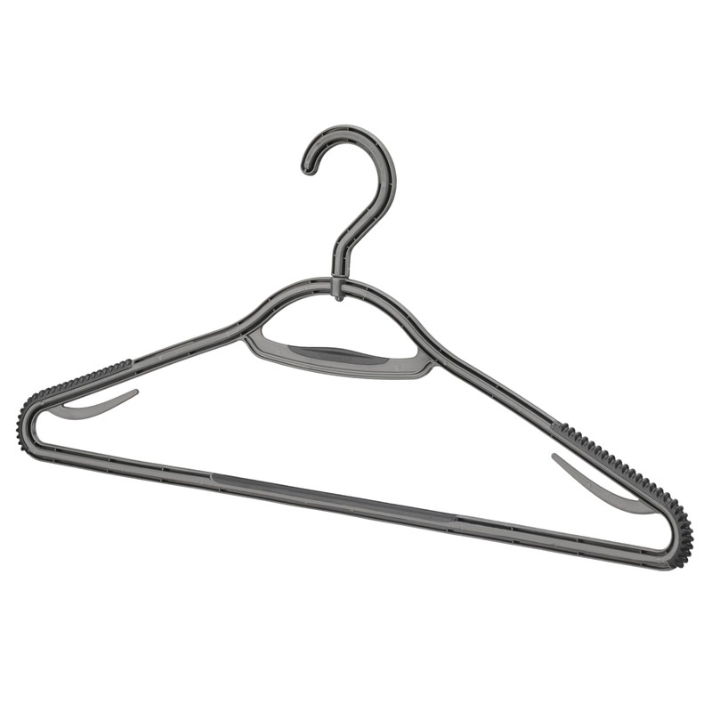 Whitmor Slim Sure-Grip Hangers with Swivel Hook - White and