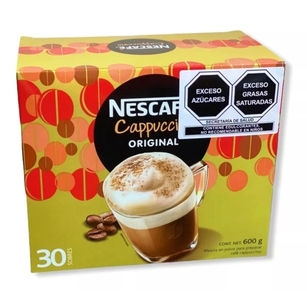 Nescafé Cappuccino Original Nescafé 30 Sobres De 20g C/u