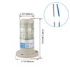 BAOMIAN 110V AC Industrial Signal Tower Light, White LED Continuous