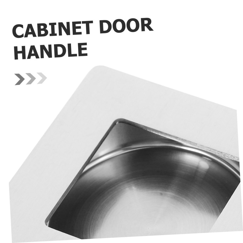 Operitacx Invisible Door Handle Set 201 Stainless Steel 70mm Long