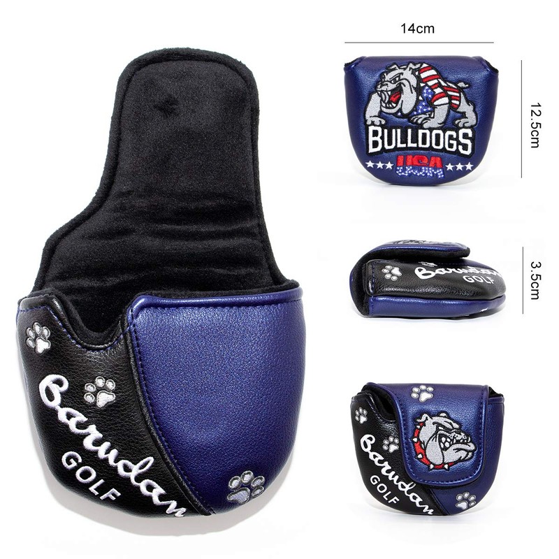 Golf Headcover Putter Cover Mallet Pin Type Odyssey 2 Ball