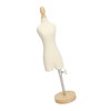 Dress Form Female Mannequin Torso Mini Dress Model with Wooden
