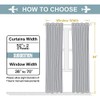 ChrisDowa Cortinas 100 opacas para recámara con forro negro, 2
