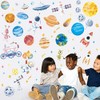 Zonon - Pegatinas de pared para espacio exterior, 6 hojas,
